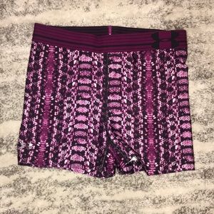 NWOT UA Purple Spandex Shorts